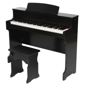 Piano Eléctrico para niños y niñas de 61 teclas Negro