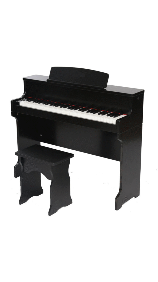 Piano Eléctrico para niños y niñas de 61 teclas Negro